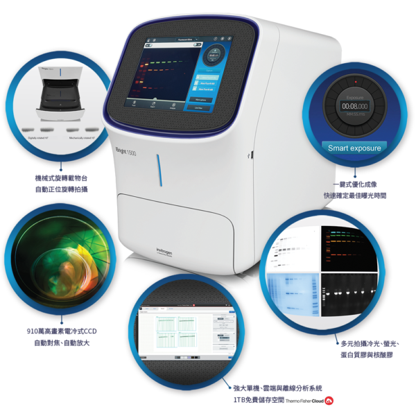 iBright Imaging Systems 多功能智能冷螢光影像系統 量子生物科技